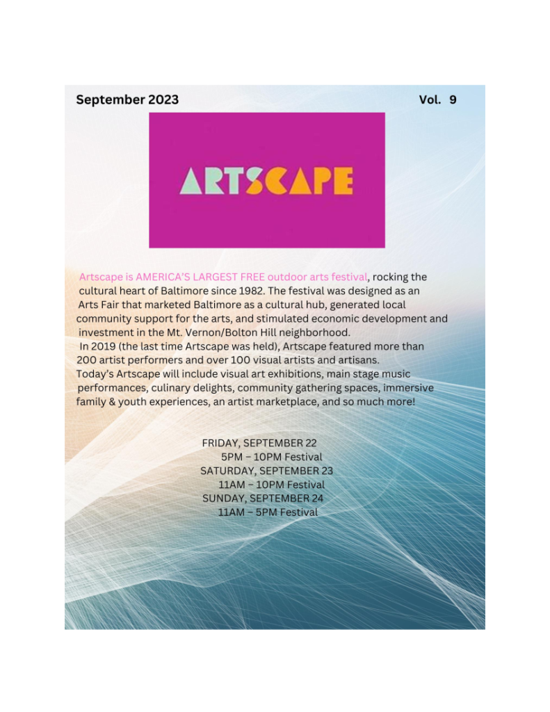 News letter Artscape